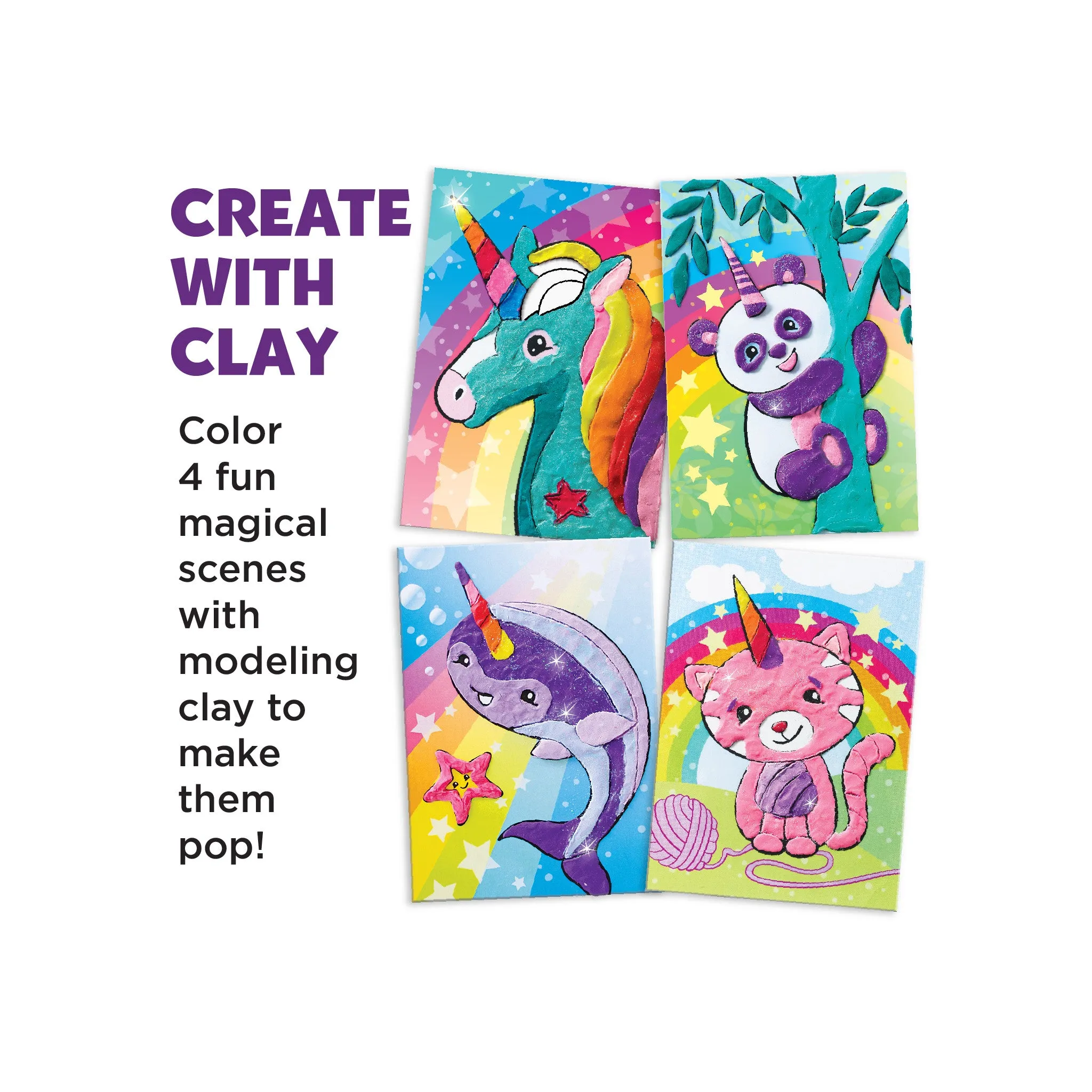 Do Art Coloring with Clay Unicorn & Friends - #14335