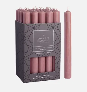 Dusty Pink 8 inch Dinner Candles x 20