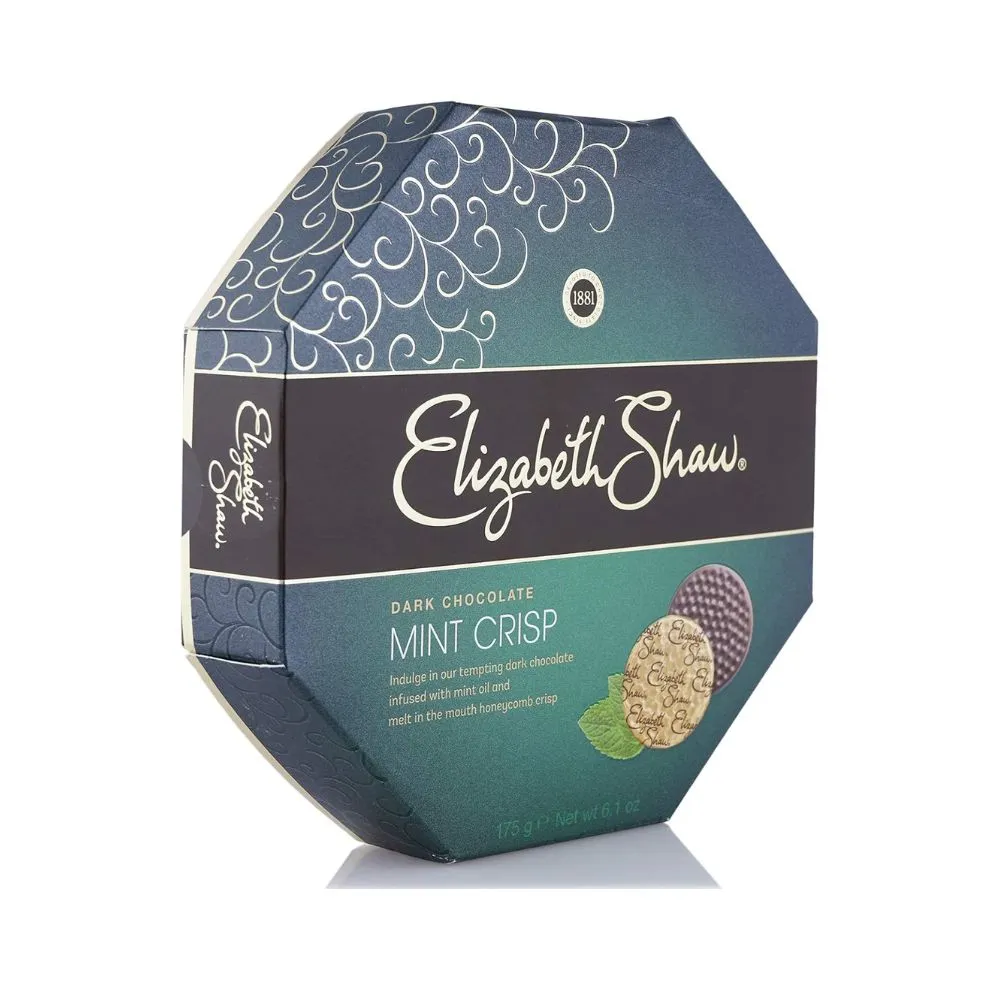 Elizabeth Shaw 175g Dark Chocolate Mint Crisps