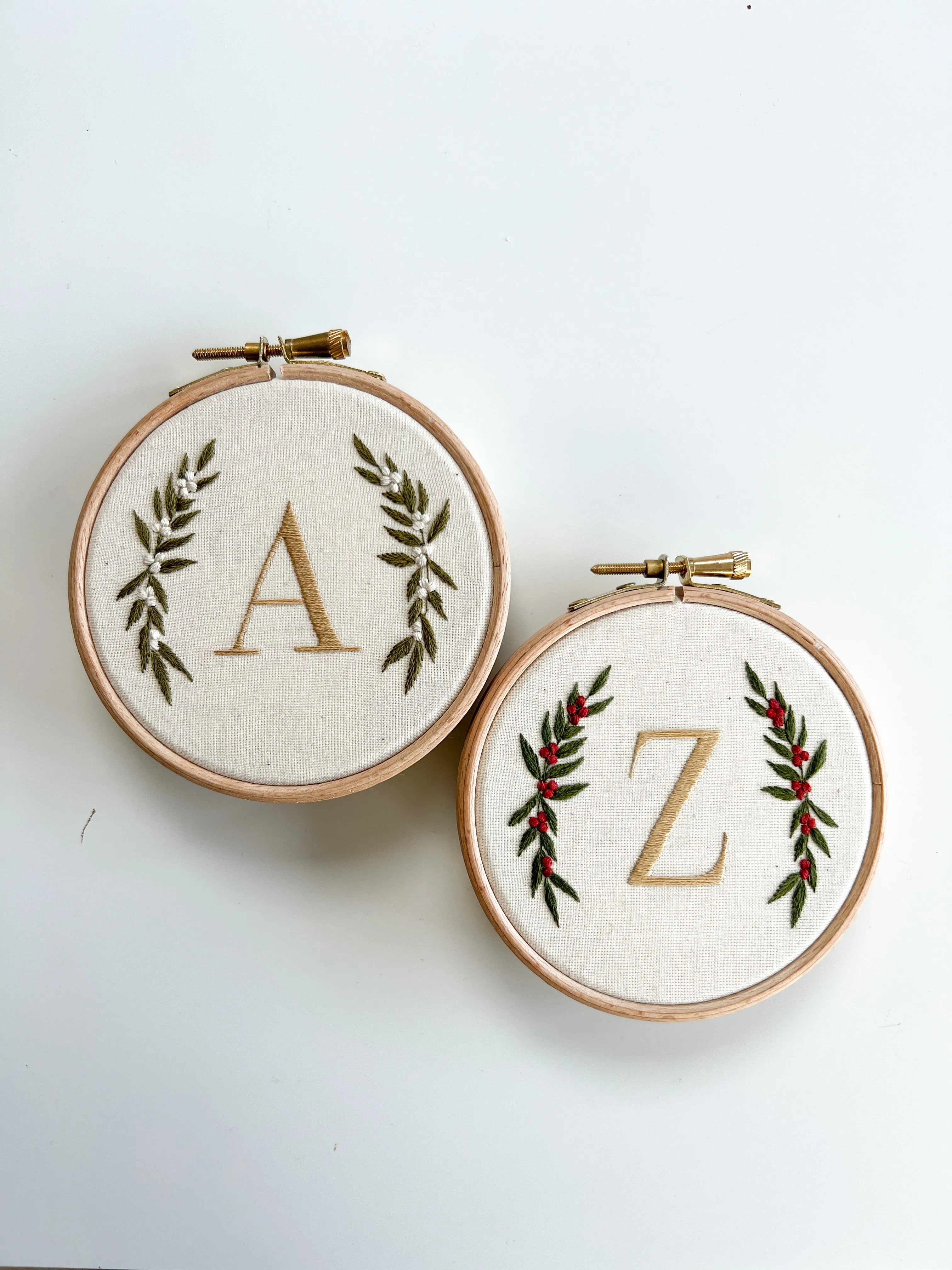 Festive Alphabet Embroidery Kit