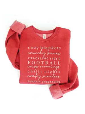 FINAL SALE ~ Cozy Blankets Graphic Sweatshirt