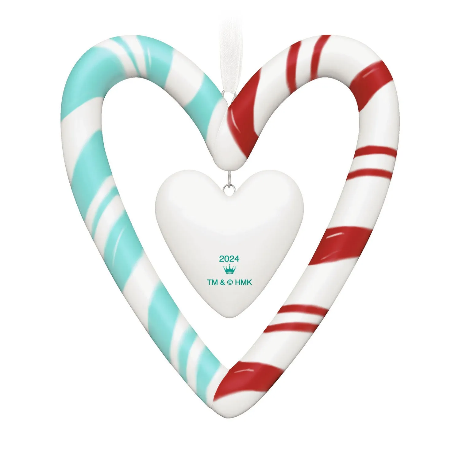 Hallmark Channel, Spread the Love (Porcelain) — 2024 Hallmark Keepsake Christmas Ornament