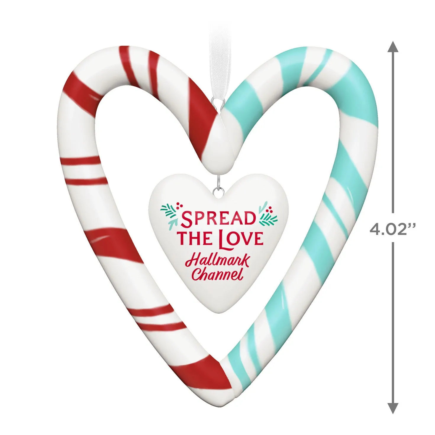 Hallmark Channel, Spread the Love (Porcelain) — 2024 Hallmark Keepsake Christmas Ornament