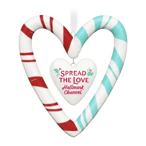 Hallmark Channel, Spread the Love (Porcelain) — 2024 Hallmark Keepsake Christmas Ornament