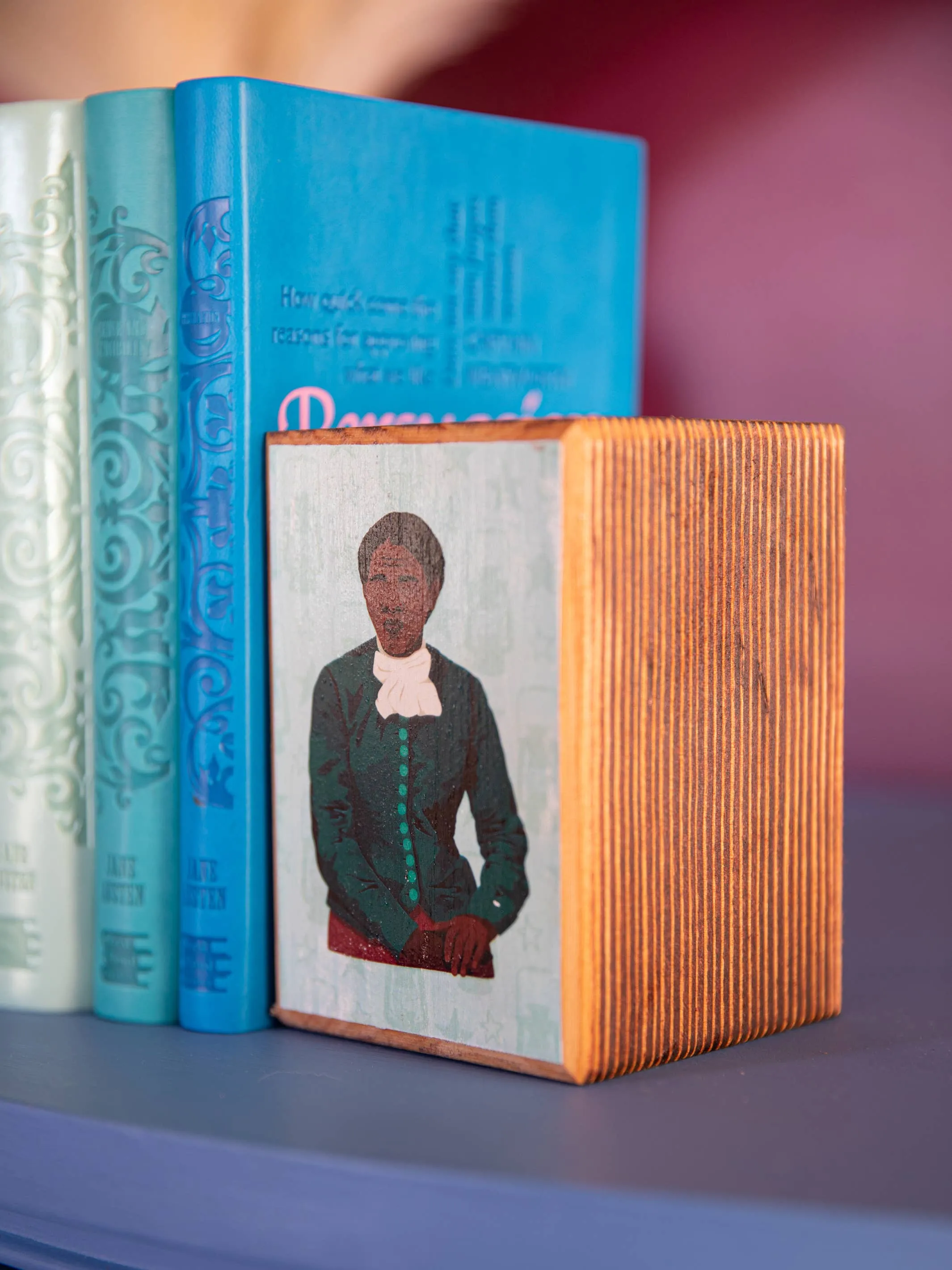 Harriet Tubman Quote Bookend Set