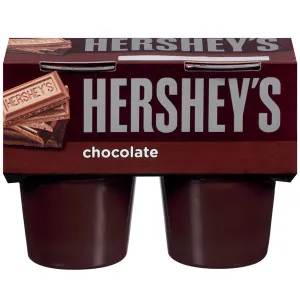 Hershey's Chocolate Pudding Cups, 15.5 oz, 4 Count