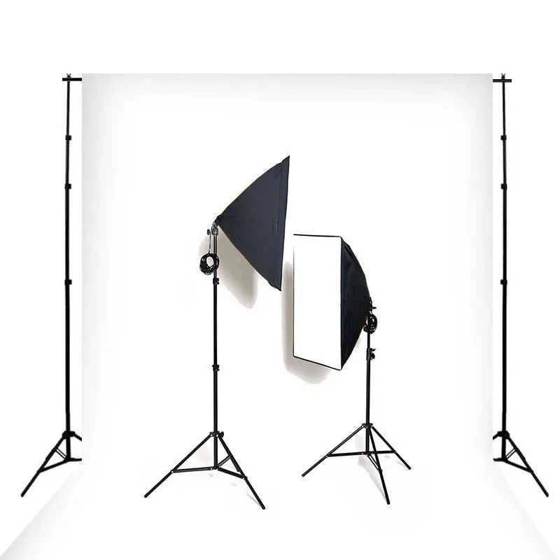 Hypop Double Rectangle Softbox Kit (Includes: Backdrop Stand & Paper Roll)