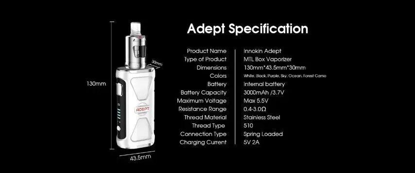 Innokin Adept Zlide Vape Kit