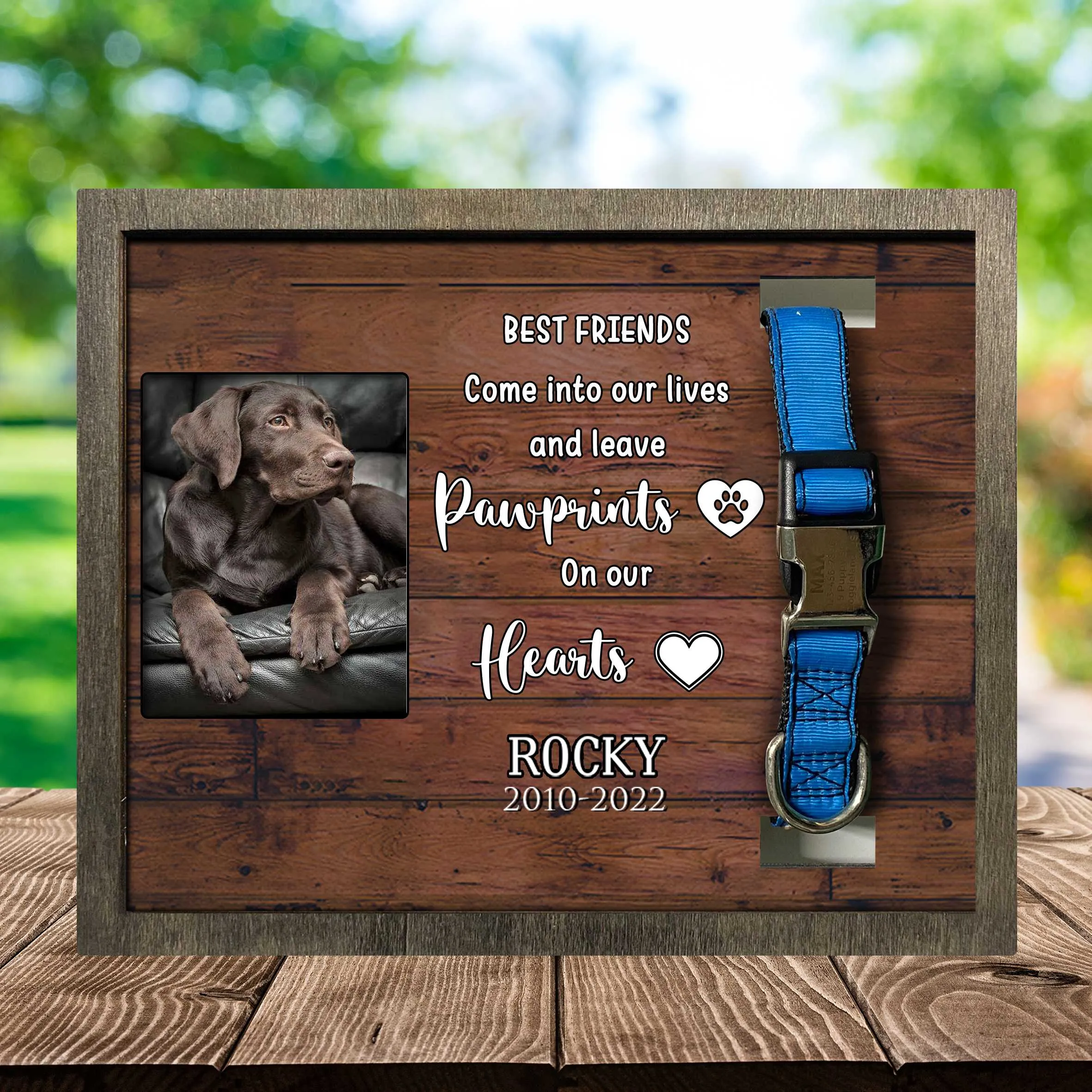 Labrador Retriever Memorial Gifts, Dog Lovers Picture Frame, Dog Memorial Gift