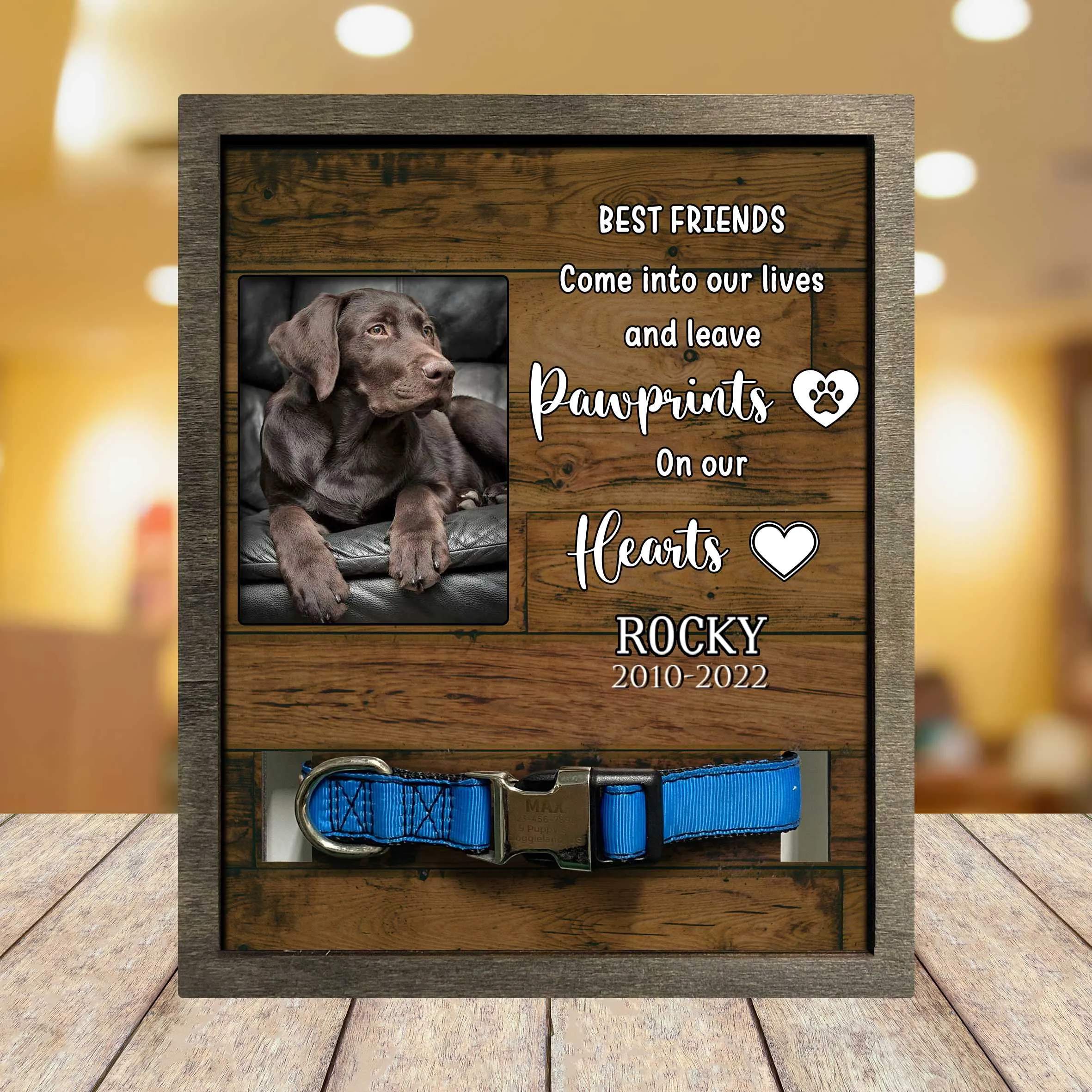 Labrador Retriever Memorial Gifts, Dog Lovers Picture Frame, Dog Memorial Gift