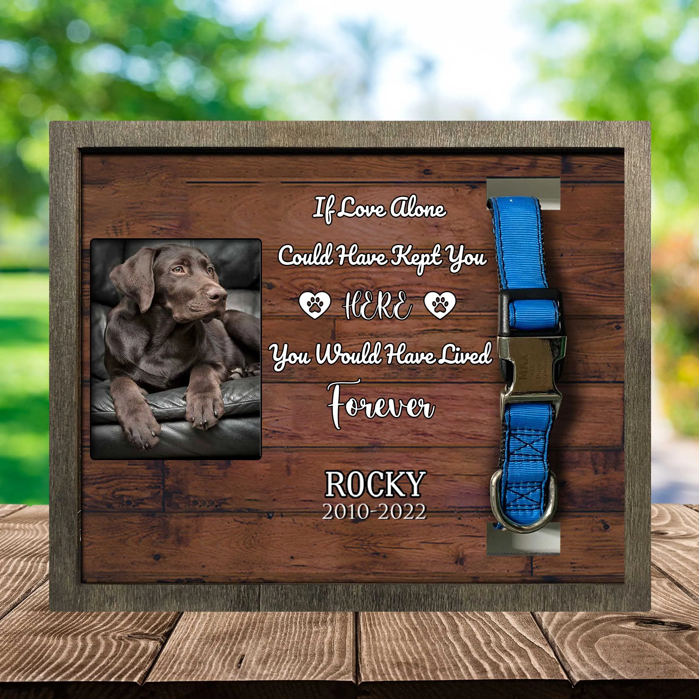 Labrador Retriever Memorial Gifts, Dog Lovers Picture Frame, Dog Memorial Gift