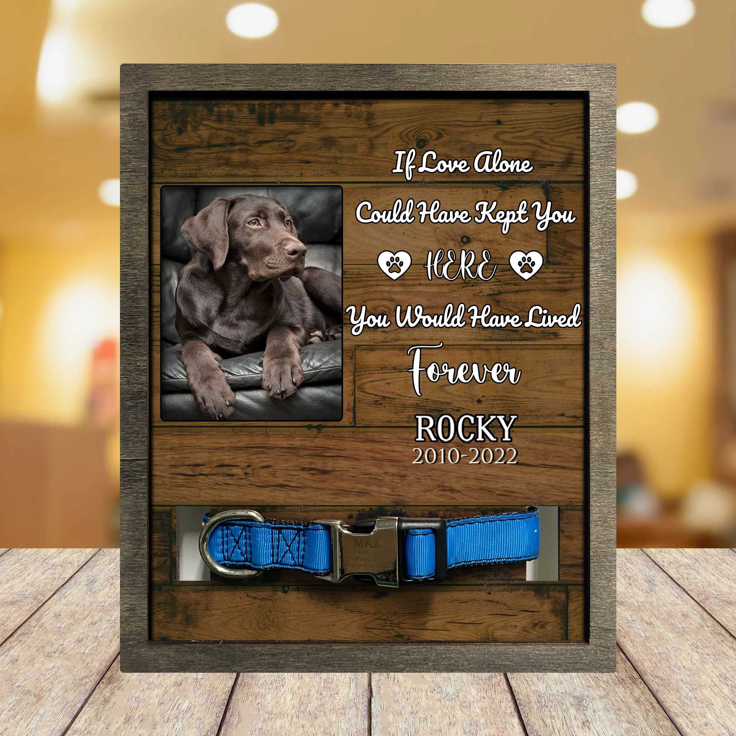 Labrador Retriever Memorial Gifts, Dog Lovers Picture Frame, Dog Memorial Gift