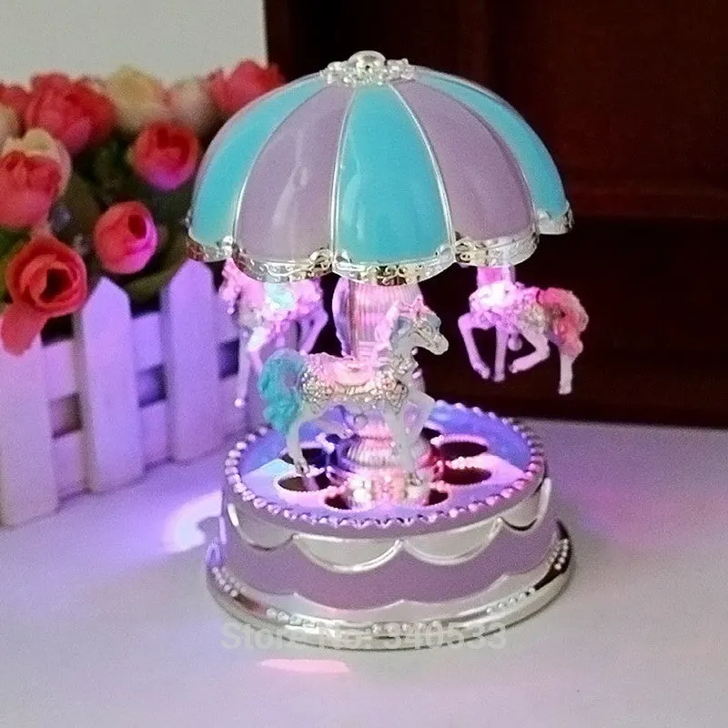 LED Light Music Box Birthday Gift Toy