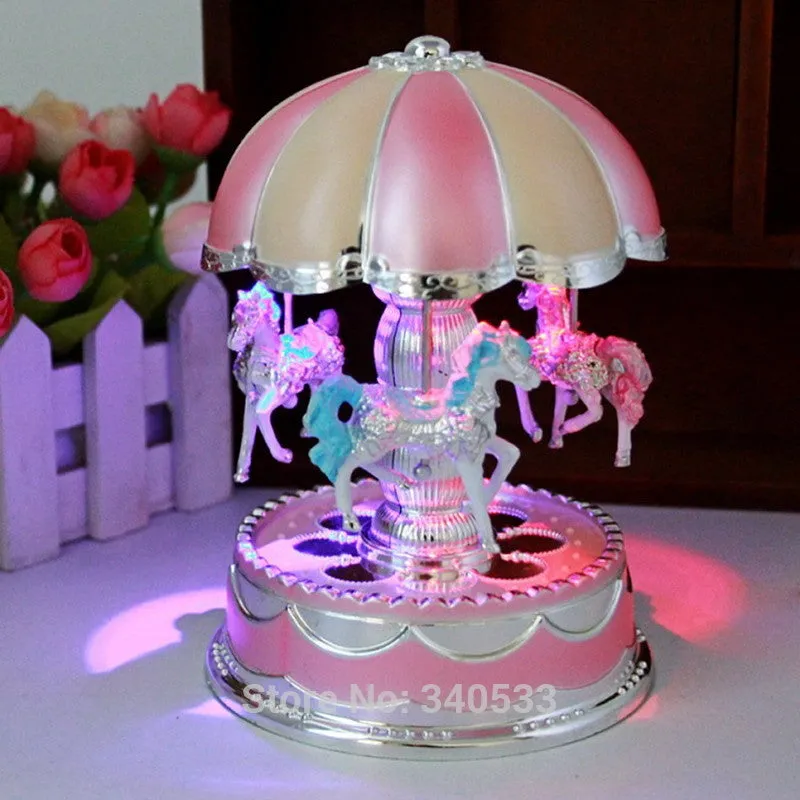 LED Light Music Box Birthday Gift Toy