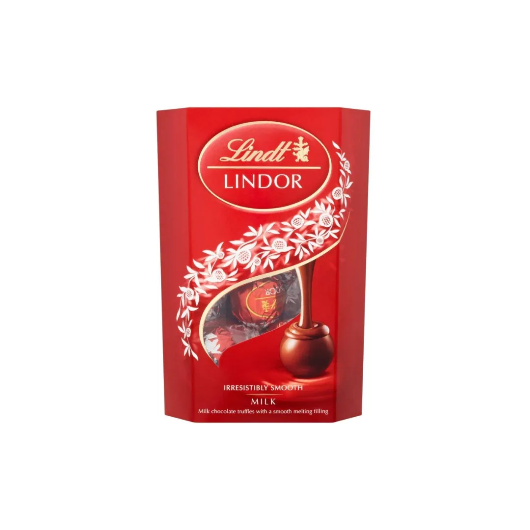 Lindt Lindor Milk | Milk Chocolate – Gourmet Swiss Chocolate (200g)