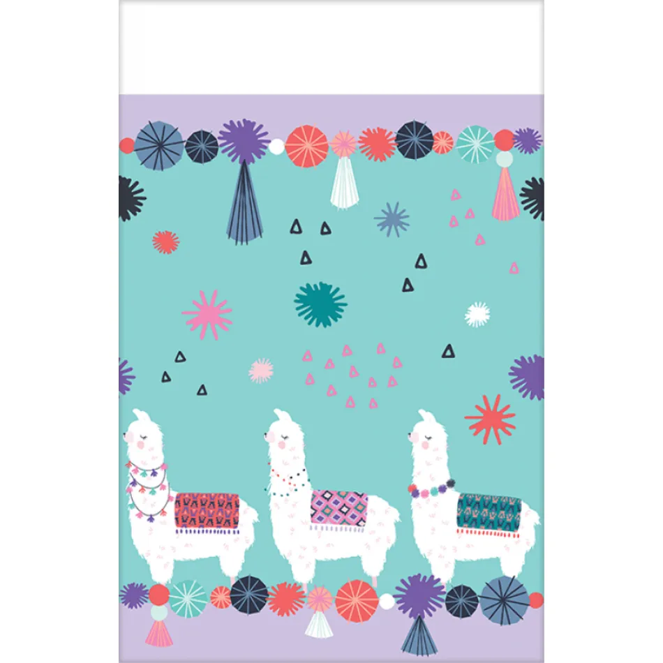 Llama Fun Tablecover Paper