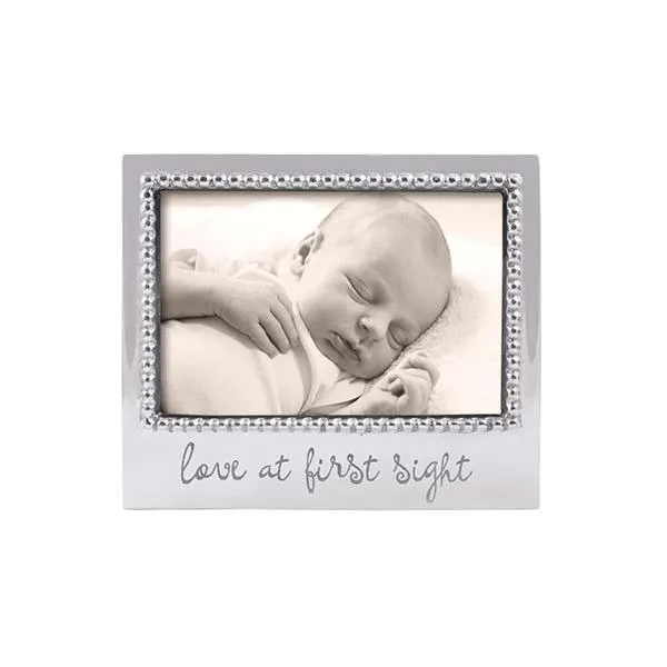 Love At First Sight Beaded 4x6 Photo Frame