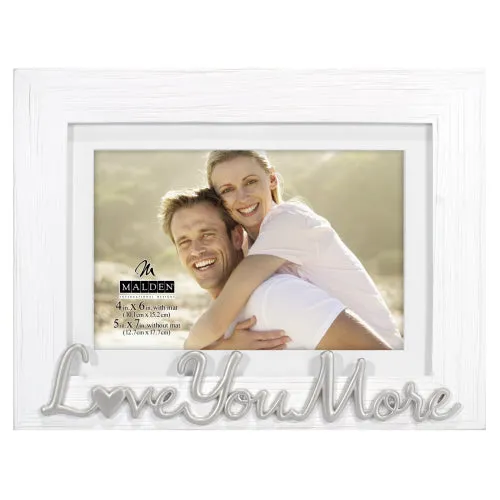 Love You More Photo Frame