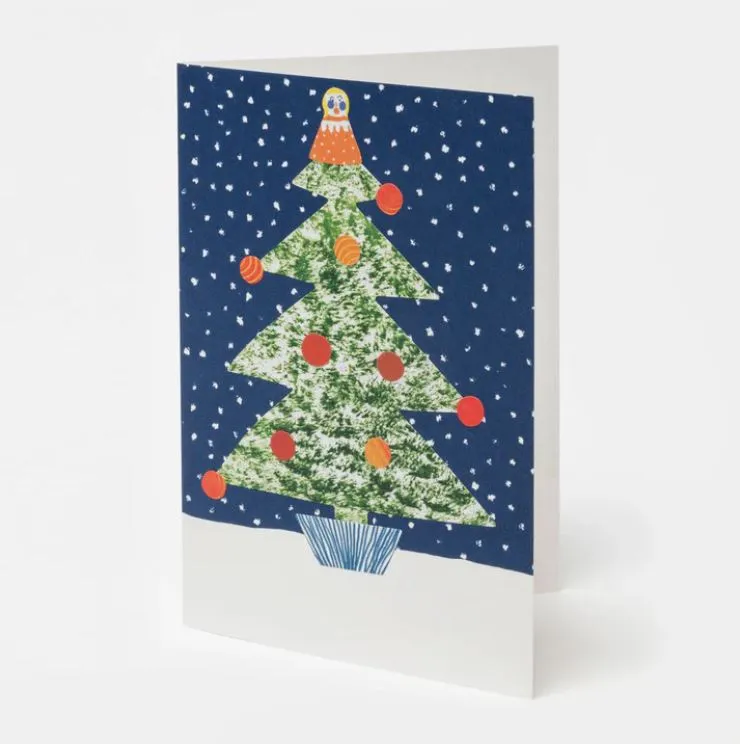 Make Your Own Christmas Cards Set - Christmas Tree