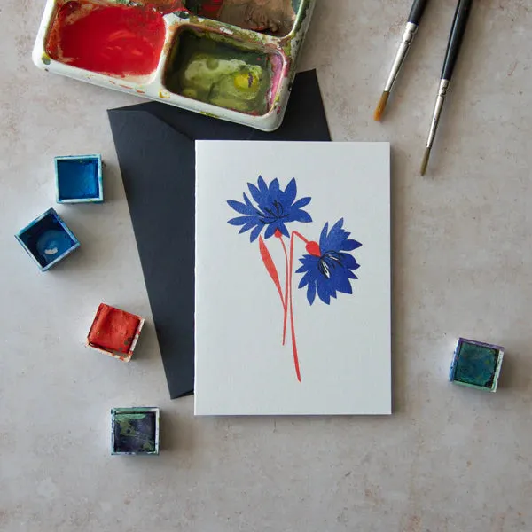 Mini Card - Cornflower