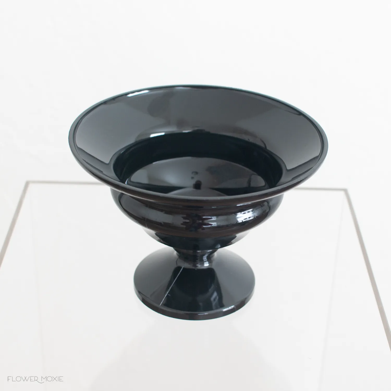 Modern Black Plastic Compote