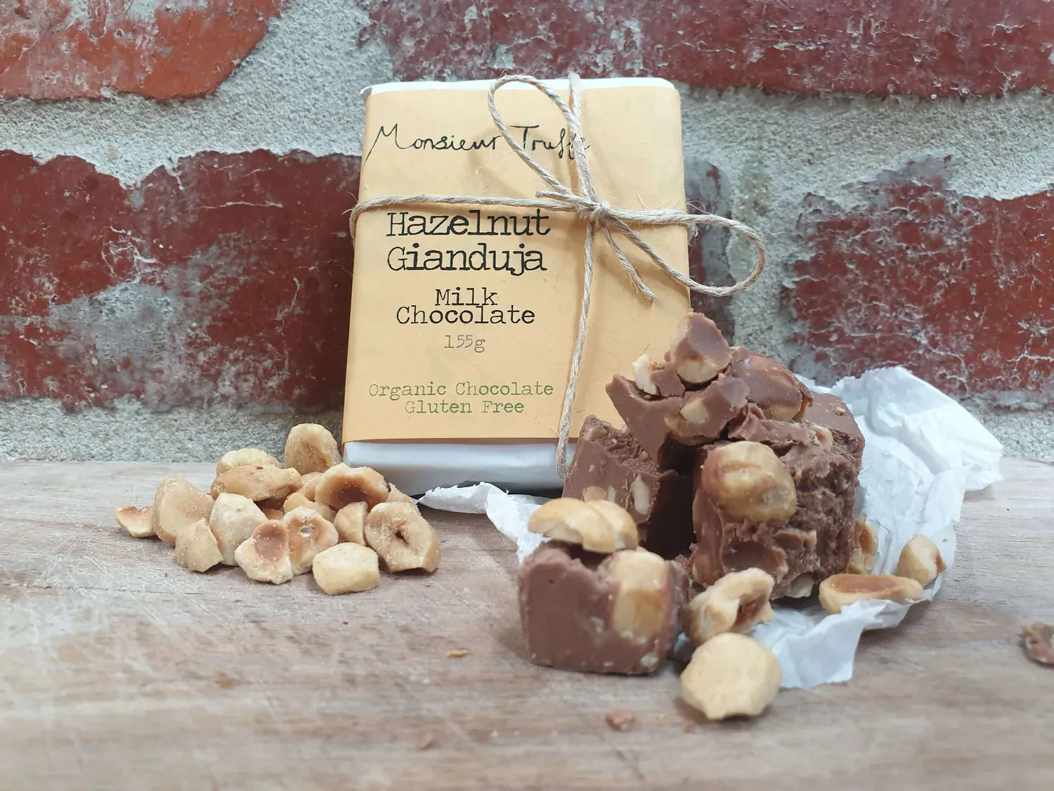 Monsieur Truffe Hazelnut Gianduja Milk Chocolate