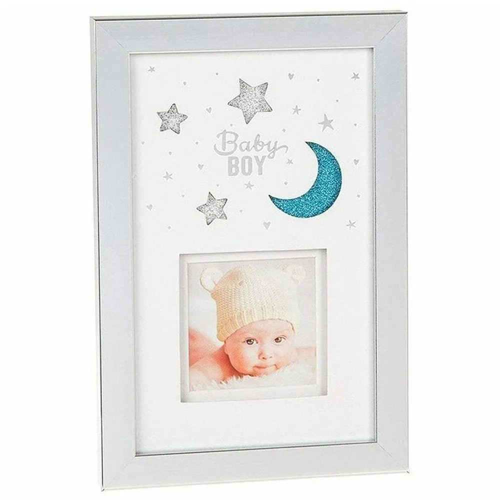 Moon & Stars Cut Out Frame Boy 3x3