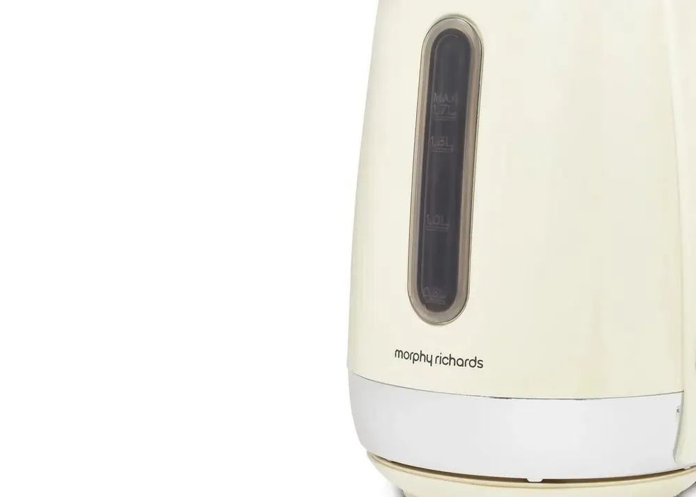 Morphy Richards Equip 102784 1.7 Litre Rapid Boil Jug Kettle, Cream