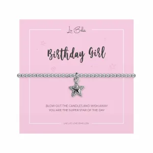 My Birthday Girl Children Sentiments Friendship Bracelet