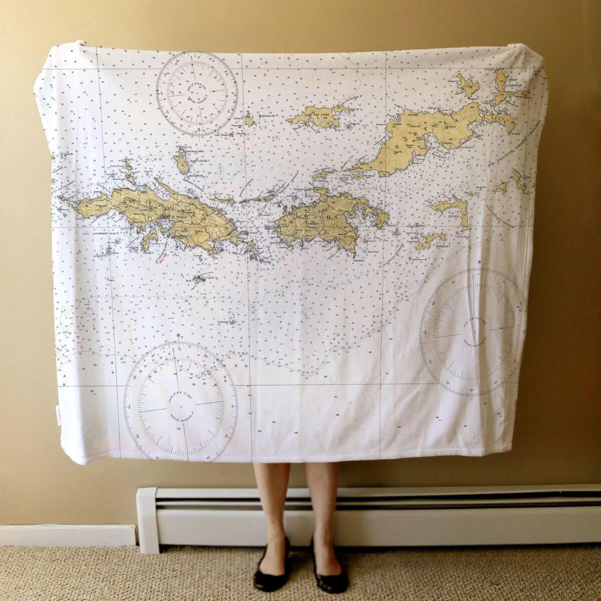 Nautical Chart Blankets, Special Territories Coastal Maps