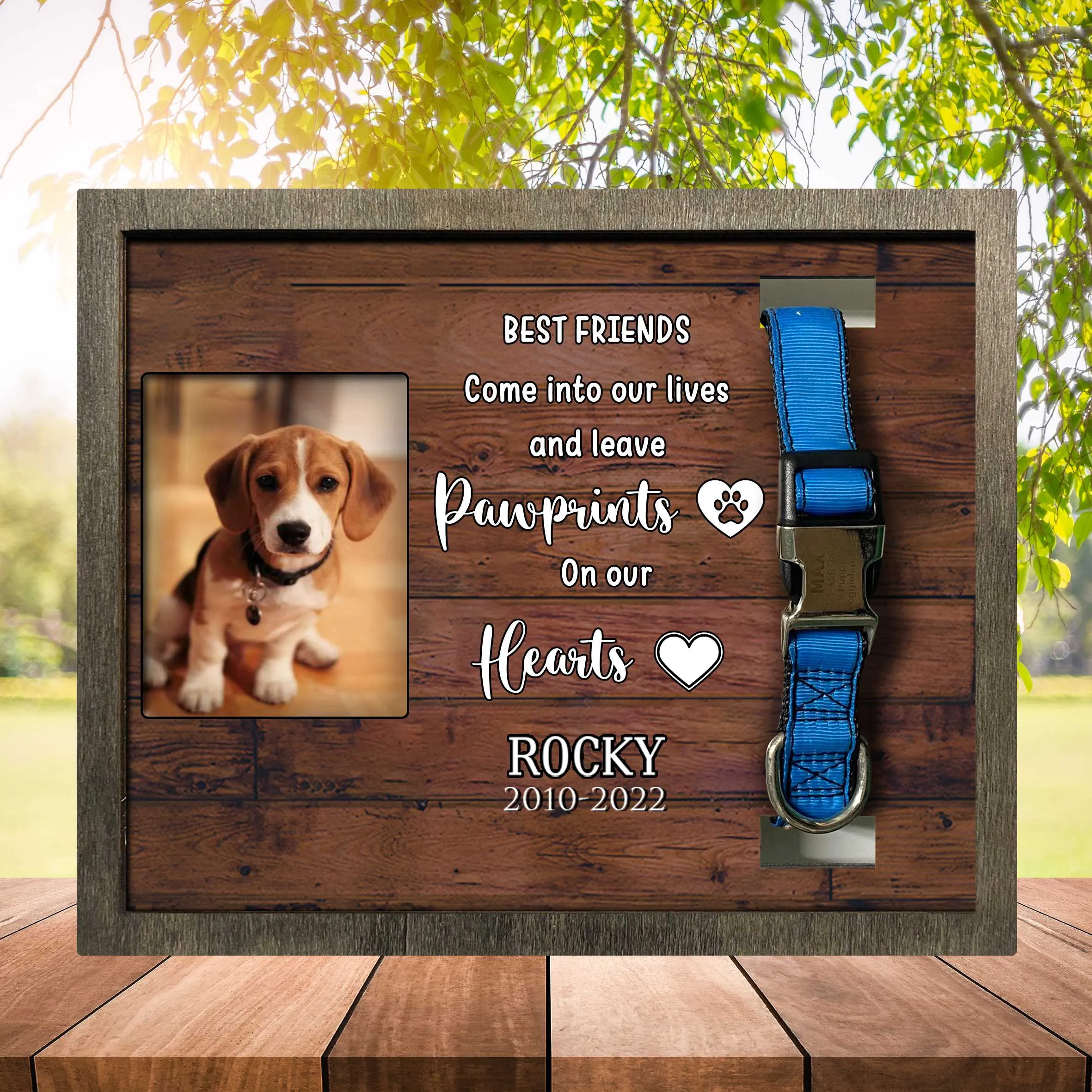 Pawprints Left By You Memorial Gifts, Bereavement Gifts For Dog Lovers