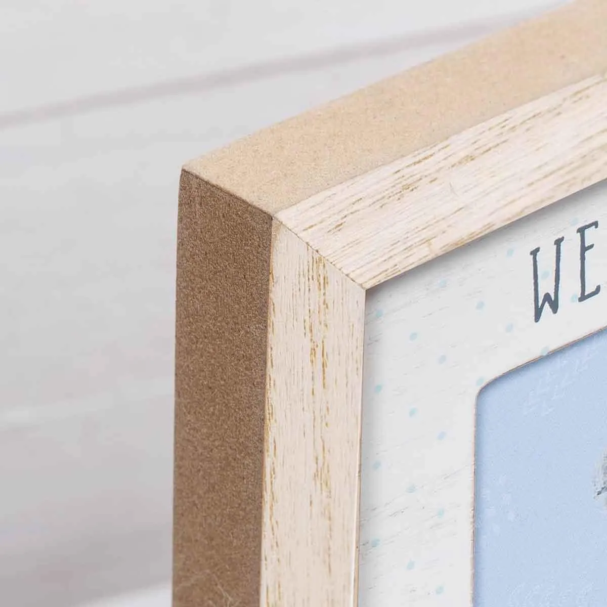 Petit Cheri Blue Hand Print & Photo Frame