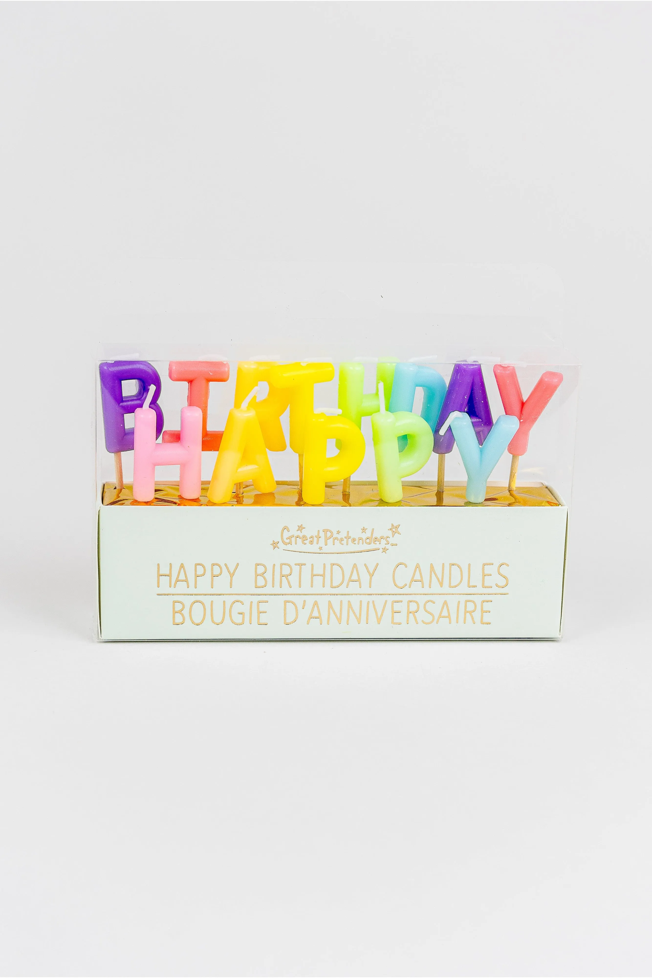 Rainbow Birthday Candles