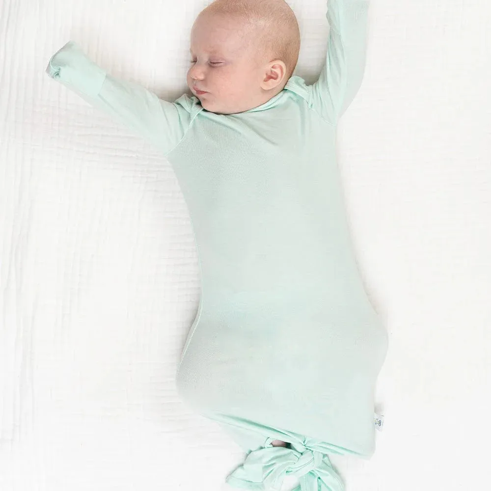 Sage Knotted Gown 3-6 months