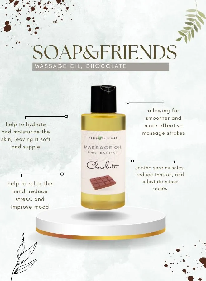 Soap&Friends Chocolate Body and Massage Oil - 150 ml