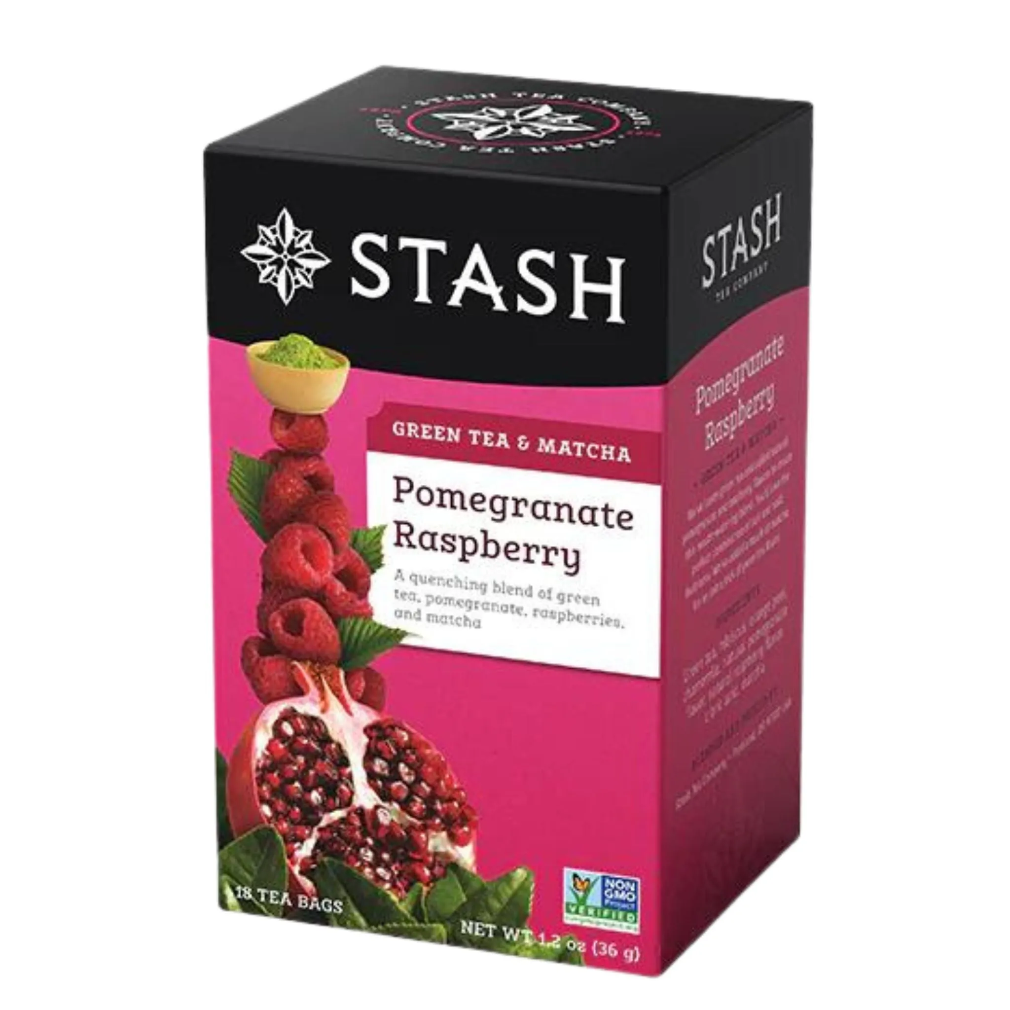 Stash Pomegranate Raspberry Green Tea 18ct