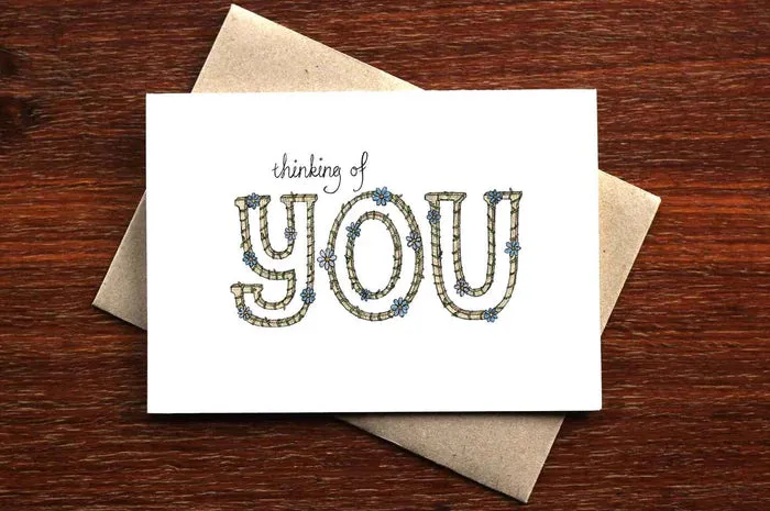 Thinking of You Card - THE NONSENSE MAKER