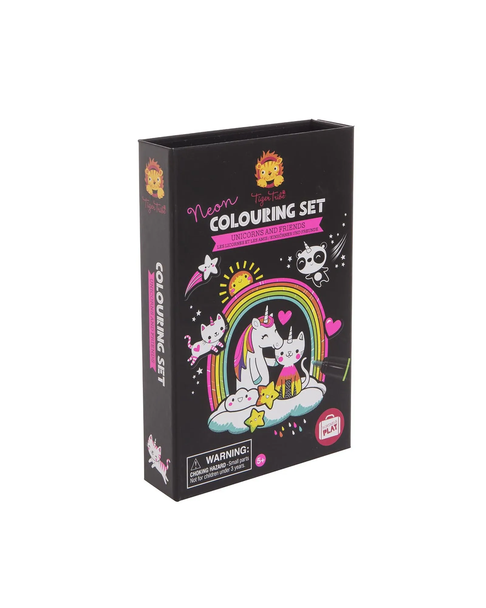 Tiger Tribe Colouring Set Neon Unicorn Friends