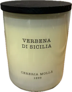 Verbena di Sicilia - Premium Candle 230gr - Verbena di Sicilia (Approximate burn time: 50hr)