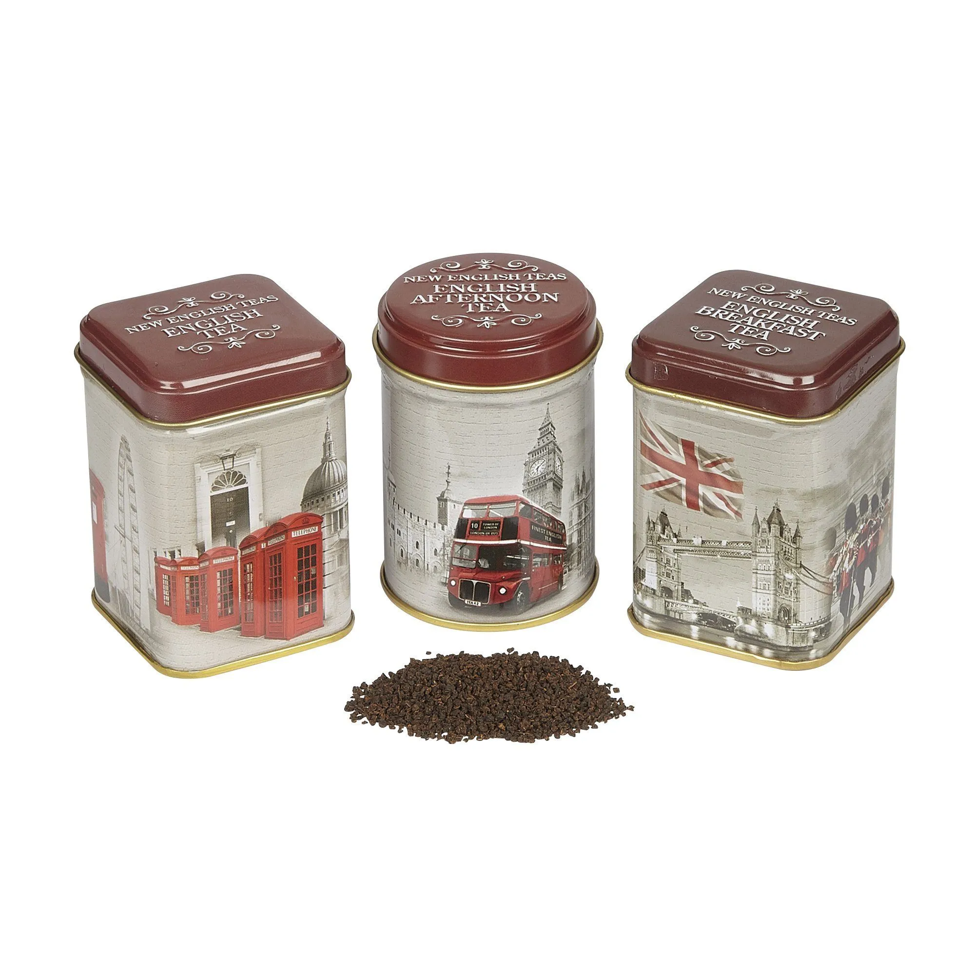 Vintage England Triple Tea Selection Mini Tin Gift Pack