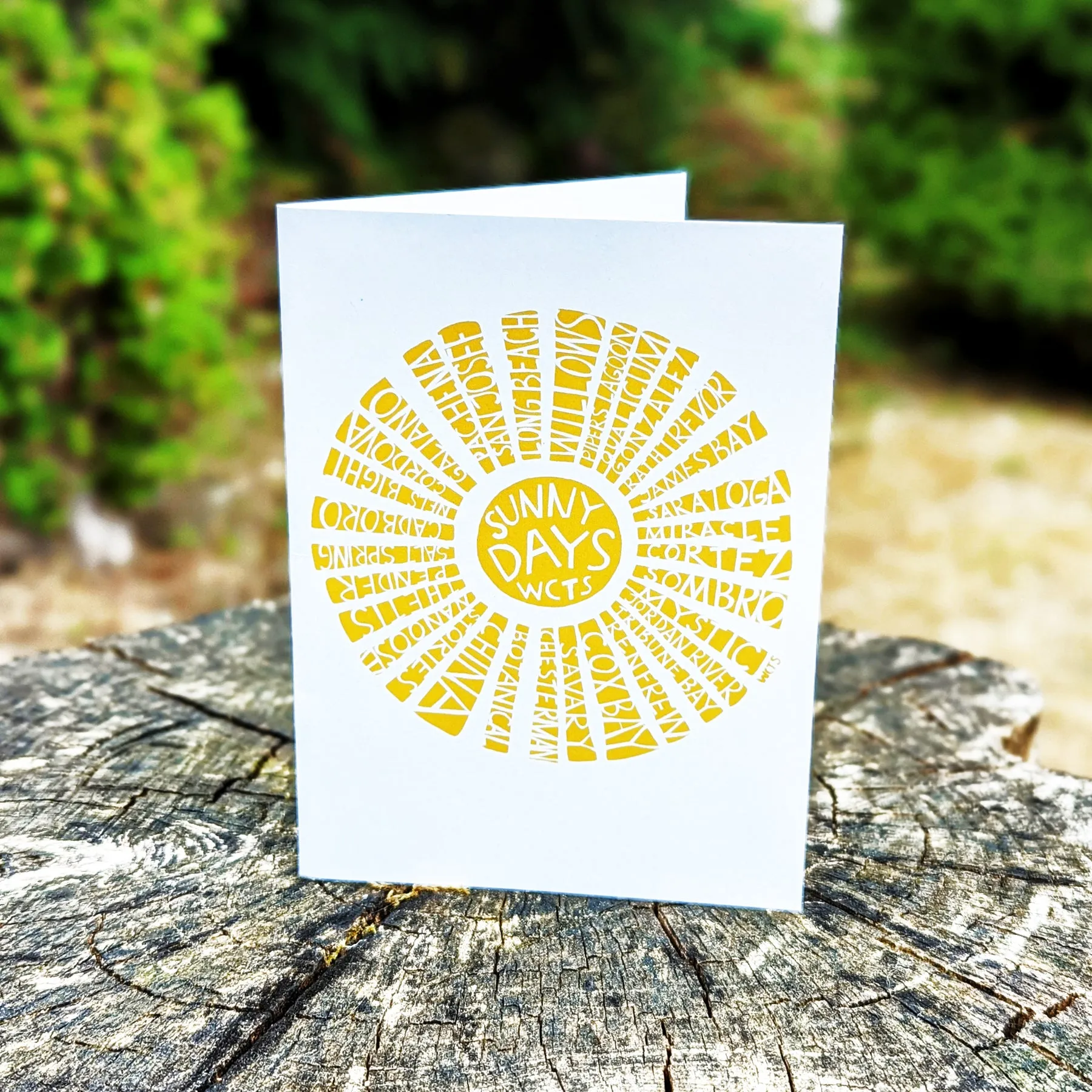 Westcoastees Sunny Days Art Card